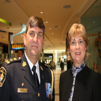 Chief Eric Jolliffe and East Gwillimbury Mayor Virginia Hackson